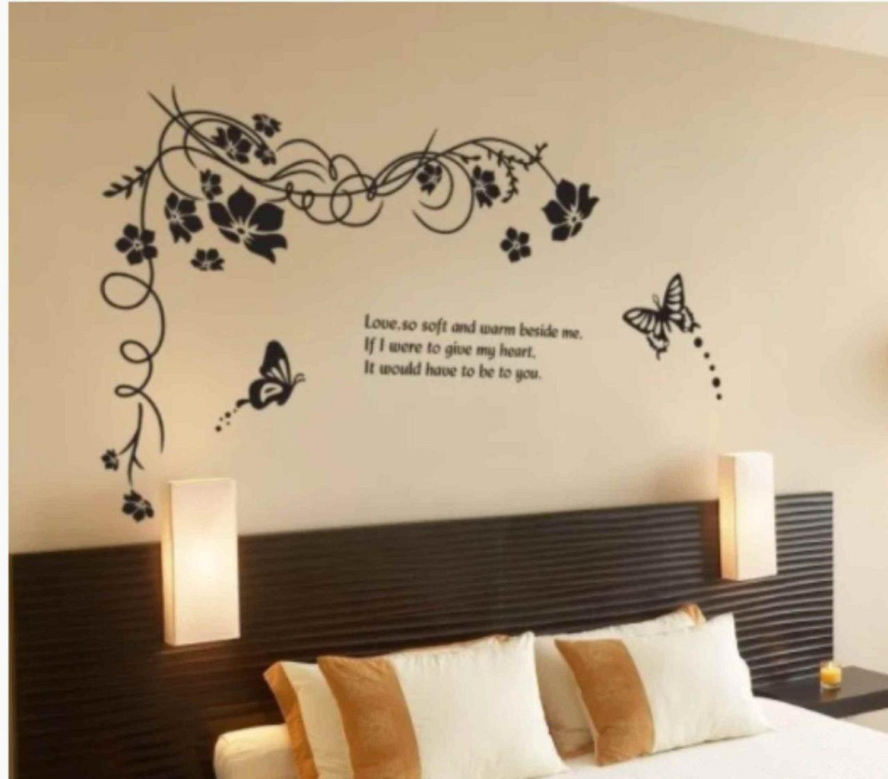 Наклейка интерьерная на стену Узор с бабочками Киев - изображение 2