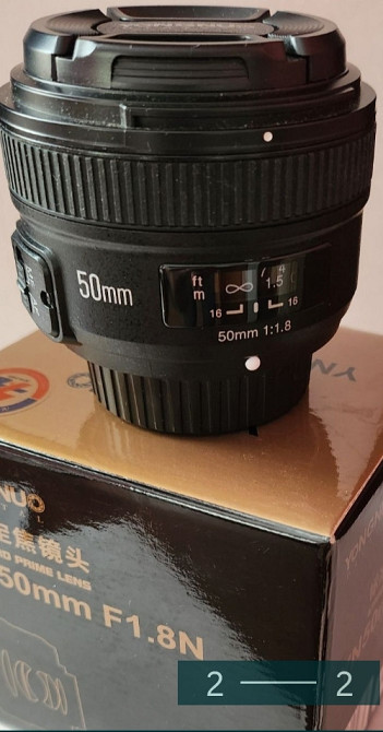Объектив: YONGNUO 50mm. F/1.8 NIKON Киев - изображение 1