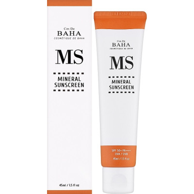 Средство от загара Cos De BAHA MS Mineral Sunscreen SPF50+ 45 мл (8809240319123) Винница - изображение 2