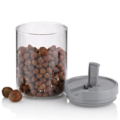 Емкость для сыпучих продуктов Kela Arik Grey 0,6 л 10,5х11 см (12107) Винница - изображение 4