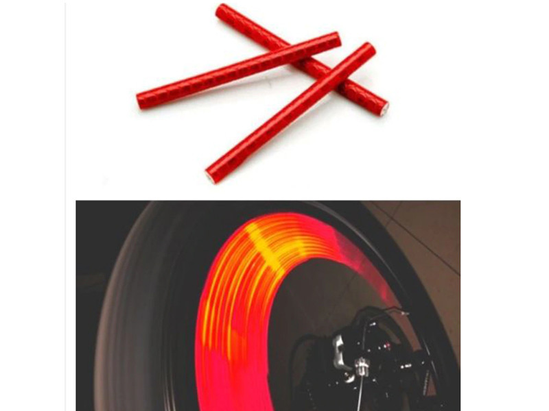 Світловідбивні накладки на спиці Feel Fit червоні Бровари - фото 2