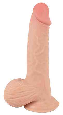 Фалоімітатор - Nature Skin Dildo With Movable Skin, 19 см Sex Aura Київ