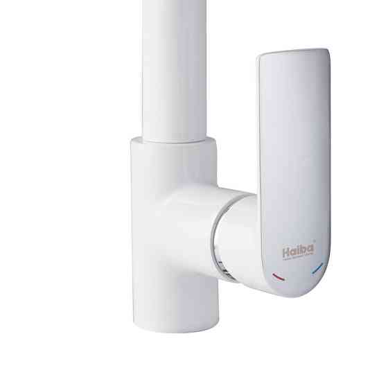 Змішувач для кухні HAIBA ALEX 018 WHITE-CHROME   ( HB9569 ) 39718 Харків