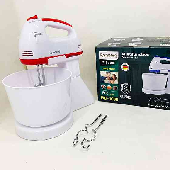 Міксер побутовий кухонний, Міксер-віночок для збивання яєць, Міксер кухонний стаціонарний XE-32 Львів