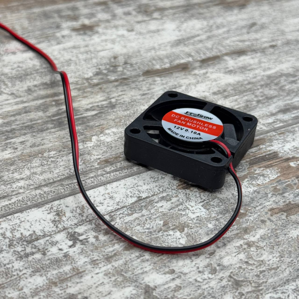 Вентилятор охлаждения 4010 40×40×10 мм, 12В, 2 pin, для видеокарт, 3D-принтеров и электроники Киев - изображение 2