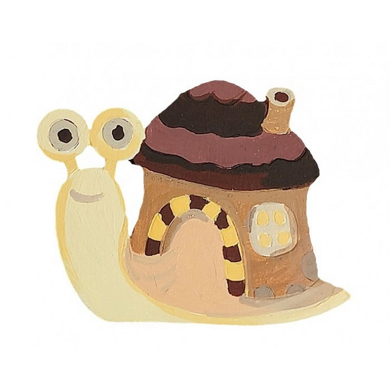 Набір дитячої творчості Розпис по дереву "Магніти-равлик та жабка" РД-013 Вінниця - фото 3