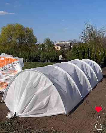 Парник  4 м 60 г/м2 (теплицы из спанбонда) мини парник для дачи, огорода, рассады Днепр