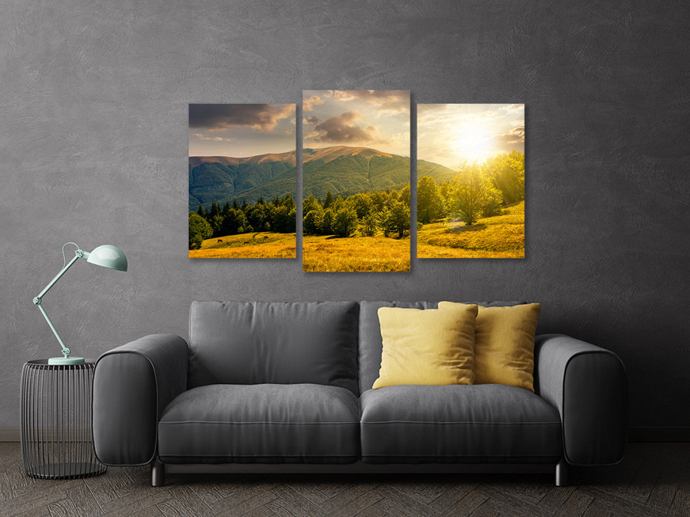 Модульная картина в гостиную / спальню  Природа   Art-712_3 70x130 см Київ - фото 3