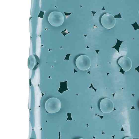 Силіконовий килимок для ванни та душу Bathlux овальної форми, нековзний, люкс якість 69 х 35 см Бірюзовий Кам'янець-Подільський