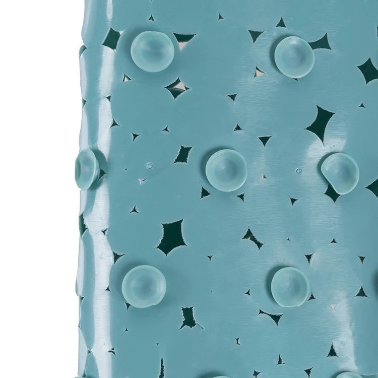 Силиконовый коврик для ванны и душа Bathlux овальной формы, нескользящий, люкс качество 69 х 35 см Бирюзовый Каменец-Подольский - изображение 2