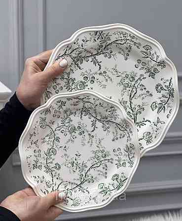 Тарілка порцеляна вінтажний стиль 23,3см "Мейстер" 102-1449 для дому та ресторанів Київ