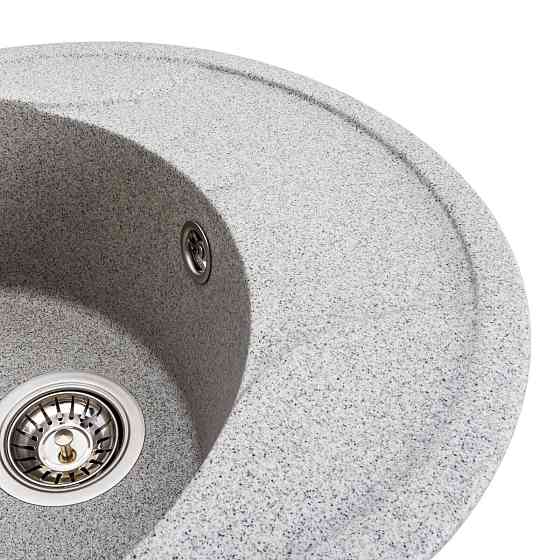 Гранітна мийка для кухні VALESO ONYX 5847 матова Сіра Коломыя