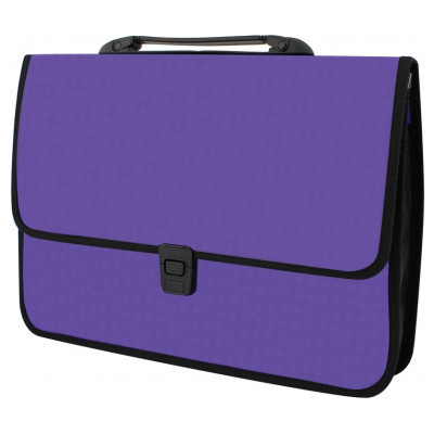 Папка - портфель Economix на застібці, фактура Вишиванка, фіолетовий (E31641-12) Вінниця - фото 1