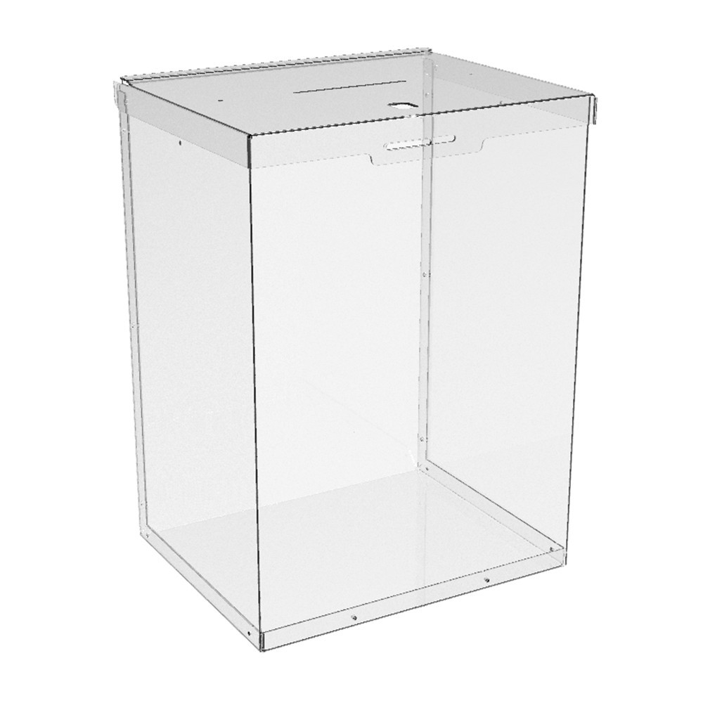 Ящик EKOSTAR с замком для пожертвований и сбора денег 250x200x340. Объем 17 литров Киев - изображение 3