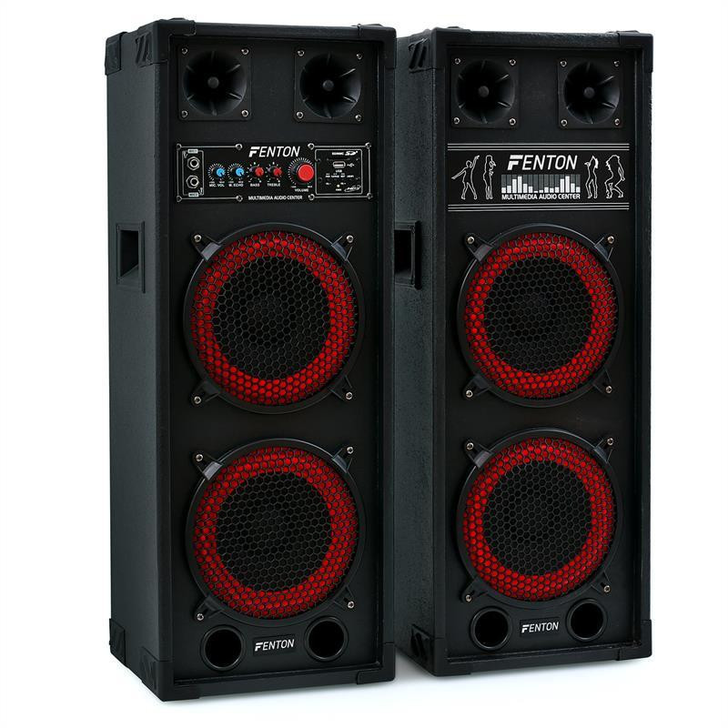 SPB-28 Active Passive Box Set 800 Вт 2x20 см НЧ-динамик USB/SD Bluetooth MP3 (Германия, читать описание) Ровно - изображение 1