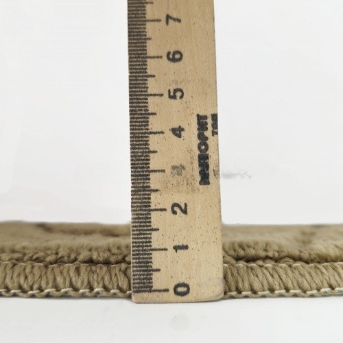 Килимок для ванних кімнат поліпропіленовий TM DarianA Standard u-cut 60*50 бежевий геометрія Житомир - фото 5