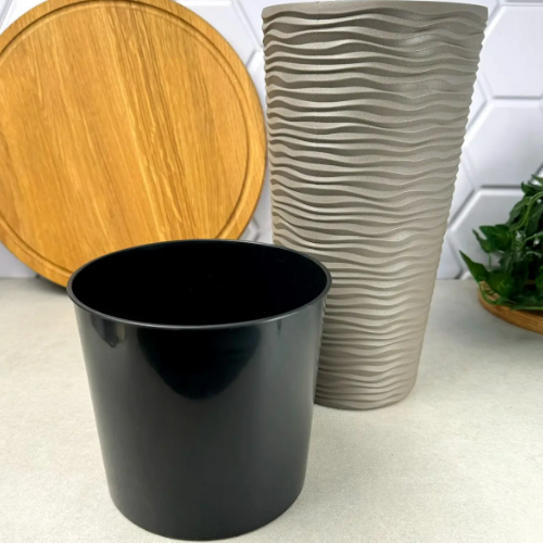 Вазон Ф'южн 16*30см капучіно Алеана Житомир - фото 2