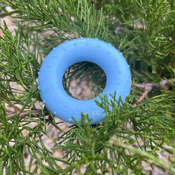 Эспандер кистевой силиконовый PowerPlay PP-4338 Hand Grip Light 15 кг. Голубой Киев