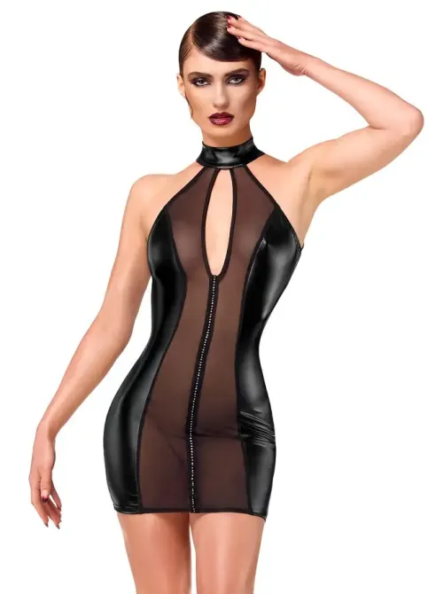 Сукня Noir Handmade F370 Luxuria Crystal Sheer Mini Dress XL Львів - фото 3