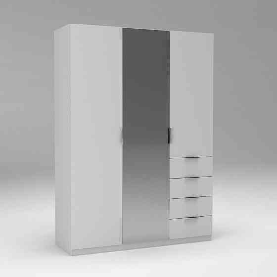 Шкаф Кристалл 2, Белый, 1500х520х2100 Львов