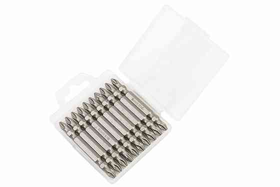 Біта двостороння PH2/PH2 65мм 1/4" S2 10шт 10-22-651 Київ