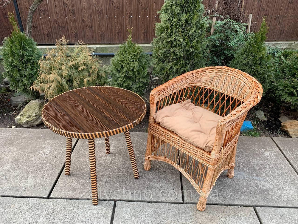 Плетеная мебель с подушками Киев - изображение 5