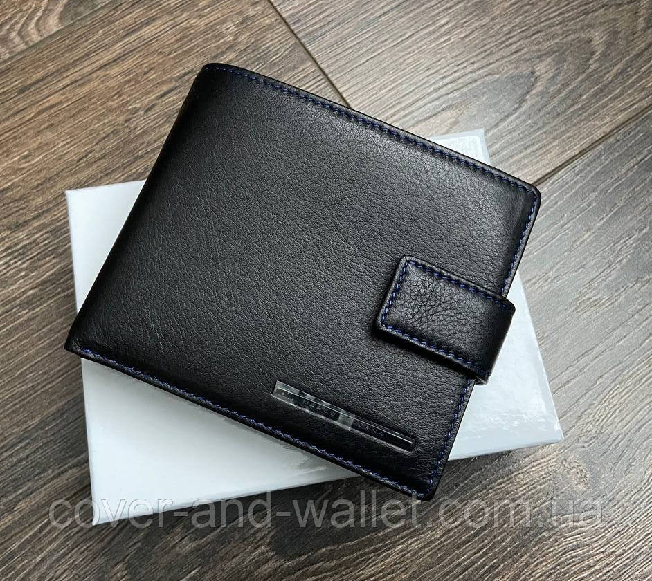 Елітний чоловічий класичний гаманець з натуральної шкіри Marco Coverna MC 1001 Київ - фото 1