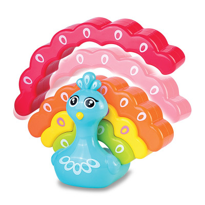 Развивающая игрушка Kiddi Smart Радужный павлинчик (4508-KS) Винница - изображение 1