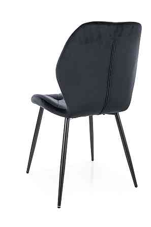 Стілець RICK VELVET чорний каркас/чорний BL.19 Київ