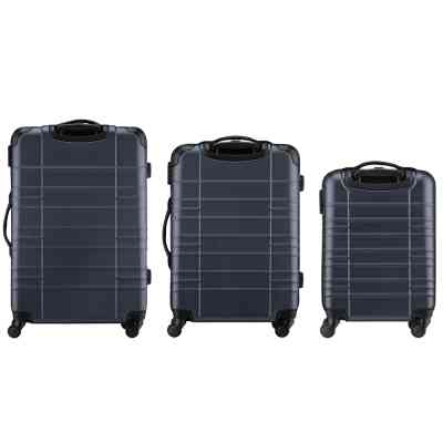 Набор чемоданов Wenger Amplar 3 в 1 (S,M,L) пластик, 4 колеса, синій (653150) Винница