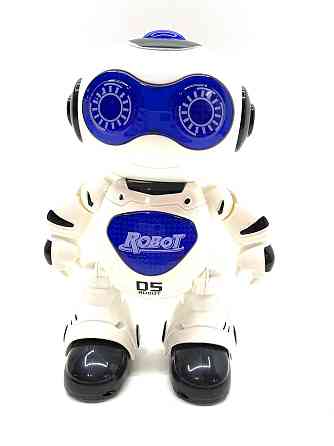 Робот на радіокеруванні Dance Robot танцює мелодії підсвічування Біло-Синій (606-1) Чернігів