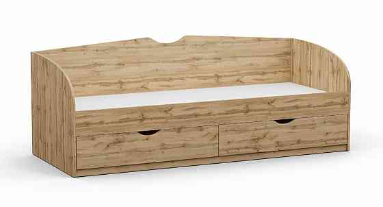 Кровать односпальная L-6, Дуб Аппалачи, 2030х834х766 Львов