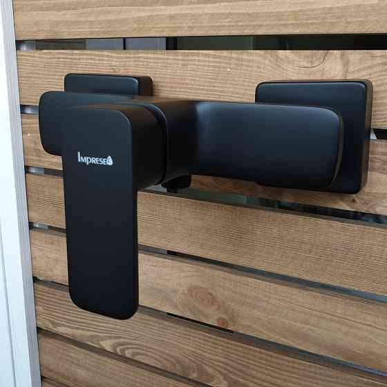 Змішувач для душу IMPRESE BILOVEC (15256) чорний Київ