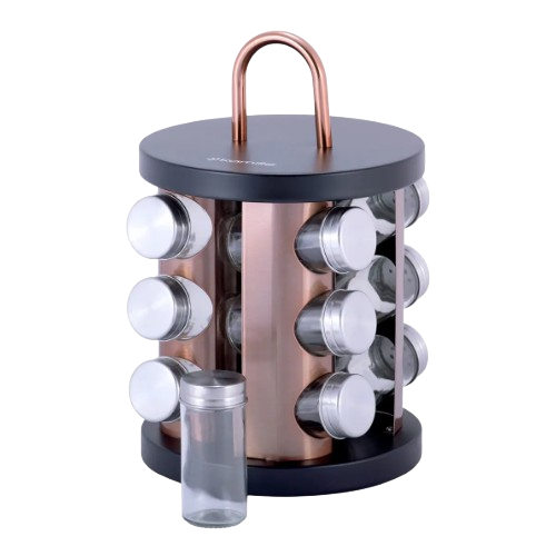 Набір для спецій 12шт на круглій підставці KAMILLE 7034 Житомир - фото 6