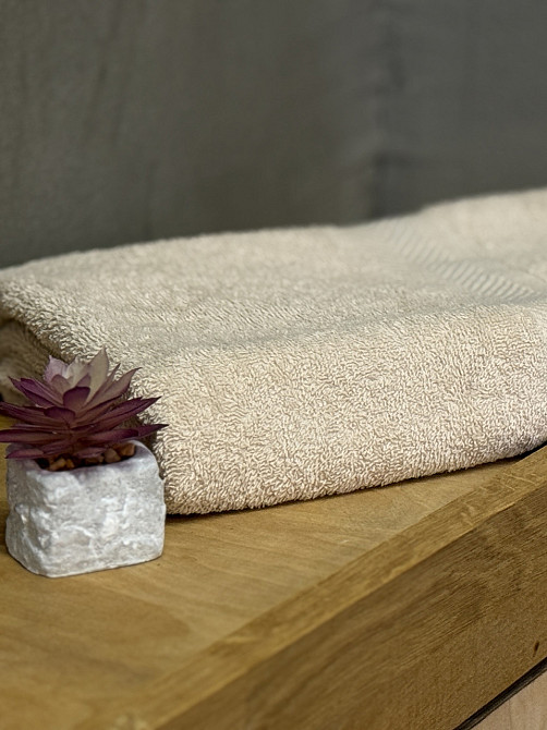 Ecotton Рушник Ecotton 50х80 см махровий молочного кольору Light Milk Коломия - фото 1