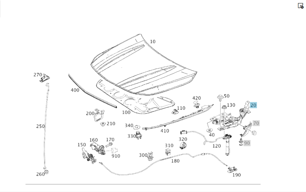 Mercedes-Benz  A1178800128 Петля капота ліворуч CLA Shooting Brake X117 CLA C117 Одеса - фото 2