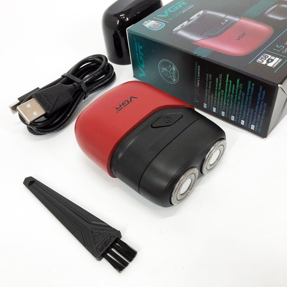 Чоловіча бездротова електрична бритва, Хороша бритва портативна, Електробритва для професійного гоління XU-84 Івано-Франківськ - фото 8