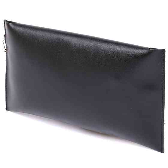 Кожаная тревел-косметичка Shvigel 16420 унисекс Черный Киев