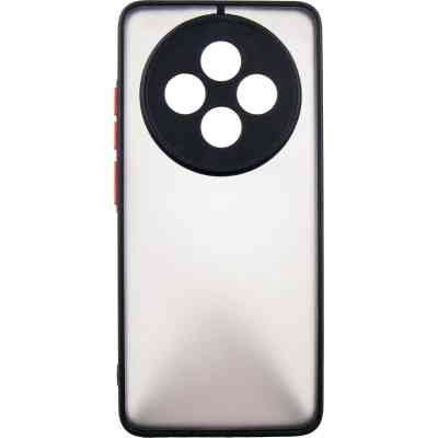 Чохол до мобільного телефона Dengos Oppo Reno 12F 4G Case Matte + 2 Glass (Black) (DG-CTG2P-19) Вінниця