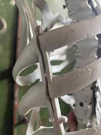 Анатомічний скелет людини RESTEQ 170 см — велика навчальна модель із ПВХ з рухомою щелепою, білий Київ