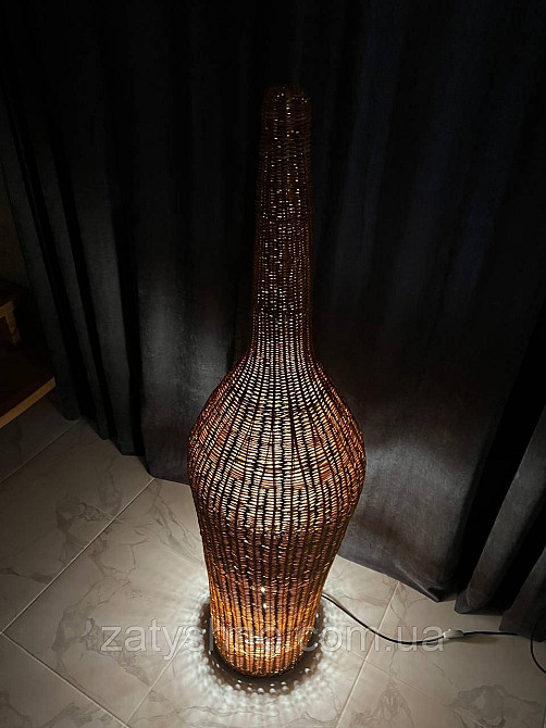 Торшер плетений из лозы Киев - изображение 7