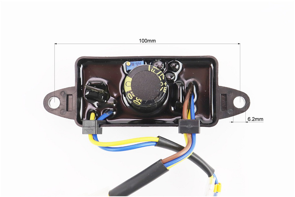 Реле напруги AVR однофазне 2-3,5 кВт (корпус - прямокутник, пластик, контакти - 2 "мама" + 4 "тато", 250V, 220µF) Тип 4 Київ - фото 2