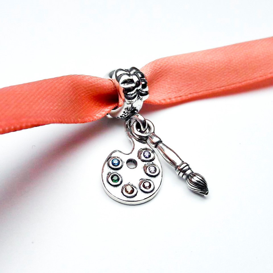 Срібна намистина Пандора  «Палітра» 791268CZMX MasterSem Київ - фото 1