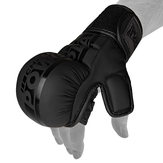 Перчатки для MMA PowerPlay PP_3033 Ultra Matt Черные M Киев - изображение 4