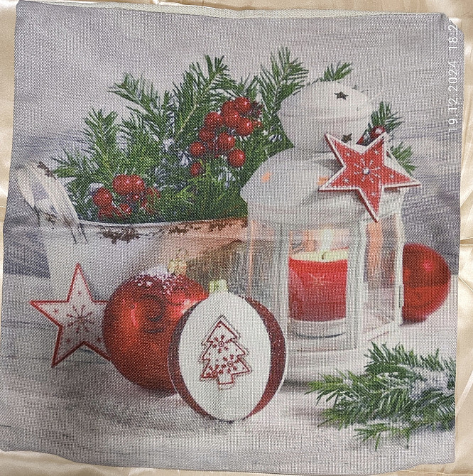 Наволочка на подушку новорічна Сміла - фото 1