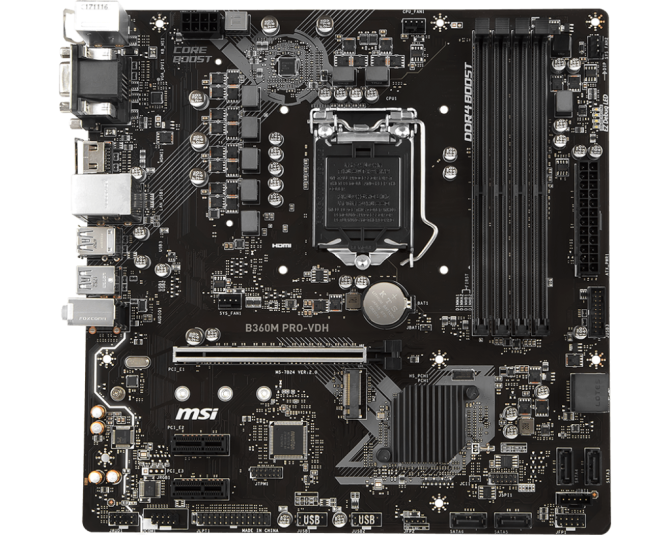 Материнська плата MSI B360M PRO-VDH Луцк - изображение 1