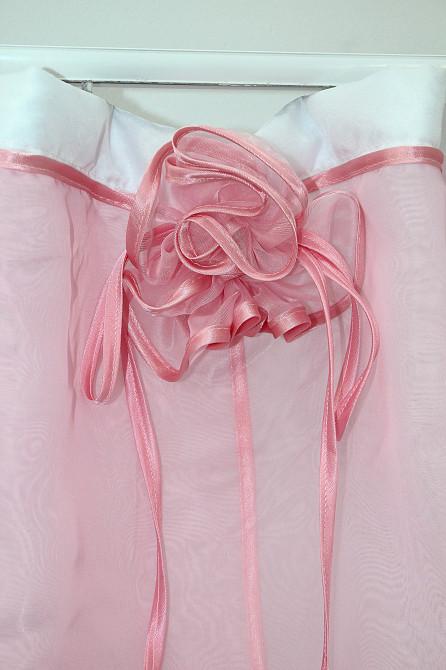 Кухонная занавеска VR-Textil № 00к розовый с белым 280х170 см (59-807) Киев - изображение 3