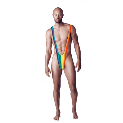 Чоловічі стрінги Rainbow Mankini One Size Sex Aura Київ