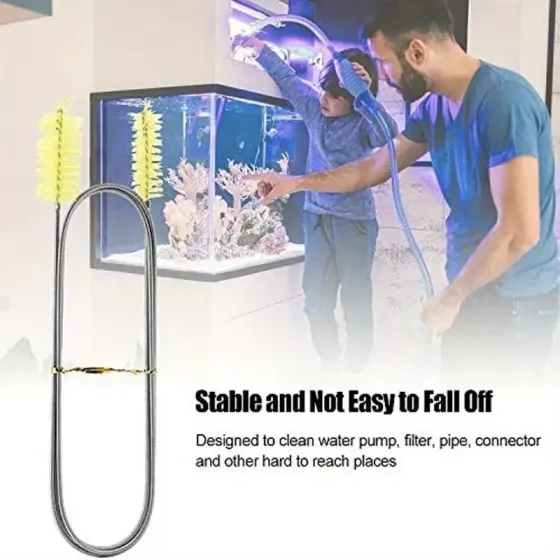 Двойной ершик для чистки труб и шлангов аквариума Киев