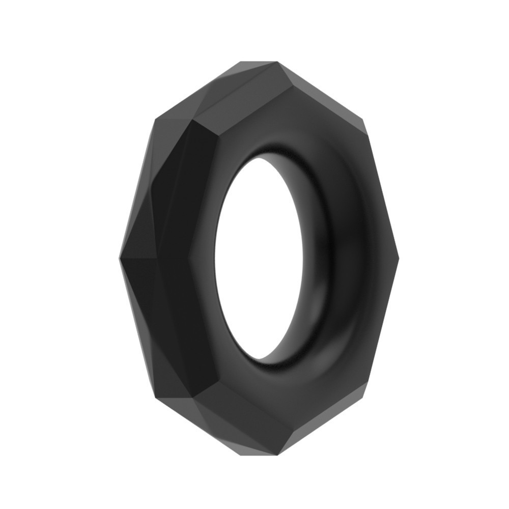 Ерекційне кільце - Power Plus Cockring 4 Black Sex Aura Київ - фото 2